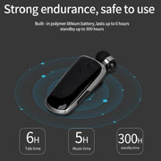 K39 Wireless Bluetooth Headset CSR DSP chip In-Ear Vibrating Alert Wear Clip Hands Free Earphone (Rose Red)