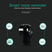S650 Second GenerationMini Invisible Bluetooth Earphone with Microphone (Black)