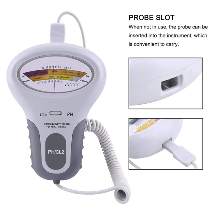 PC102 Swimming Pool Water Quality Tester PH Test Pen Chlorine Gas Water Quality Tester