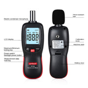 WT85B Sound Level Meter Digital Decibel Meter Digital Noise Meter Environmental Noise Tester