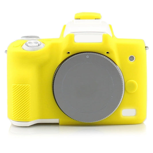 Richwell  Silicone Armor Skin Case Body Cover Protector for Canon EOS M50 Body Digital Camera(Yellow) - Protective Case by Richwell | Online Shopping South Africa | PMC Jewellery | Buy Now Pay Later Mobicred