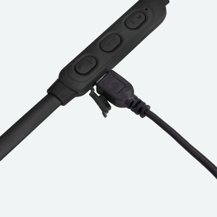 DM-22 Magnetic Bluetooth Earphone DM-22 Neckband Sport headset with Mic Wireless Handsfree Earphoness(Black)