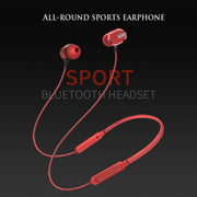 DM-22 Magnetic Bluetooth Earphone DM-22 Neckband Sport headset with Mic Wireless Handsfree Earphoness(Red)