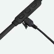 DM-22 Magnetic Bluetooth Earphone DM-22 Neckband Sport headset with Mic Wireless Handsfree Earphoness(Blue)