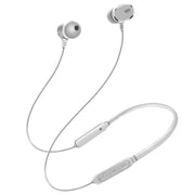 DM-22 Magnetic Bluetooth Earphone DM-22 Neckband Sport headset with Mic Wireless Handsfree Earphoness(White)