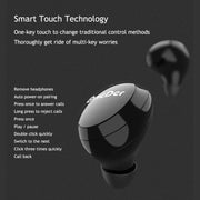 OneDer W12 Wireless Earphone with Water-resistant IPX5 HD Stereo Sound TWS Bluetooth Earphone(Orange)