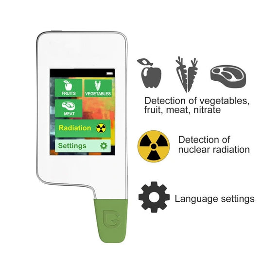 Vegetable And Fruit Meat Nitrate Residue Food Environmental Safety Tester(Black)