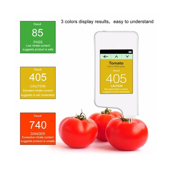Vegetable And Fruit Meat Nitrate Residue Food Environmental Safety Tester(Black)