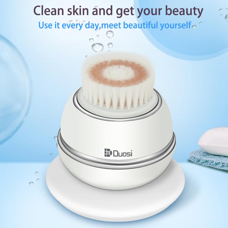 Duosi DY-103 USB Rechargeble Electric Facial Cleansing Brush Water-resistant Face Deep Pore Cleaning Massager Exfoliator Oil Dirt Blackhead Remove