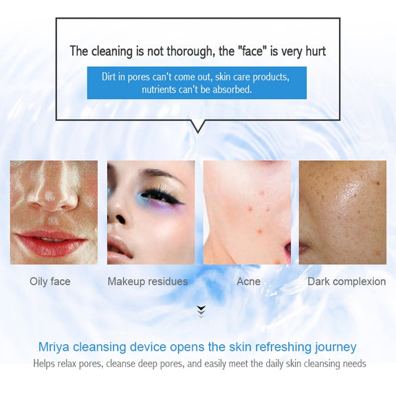 Duosi DY-103 USB Rechargeble Electric Facial Cleansing Brush Water-resistant Face Deep Pore Cleaning Massager Exfoliator Oil Dirt Blackhead Remove