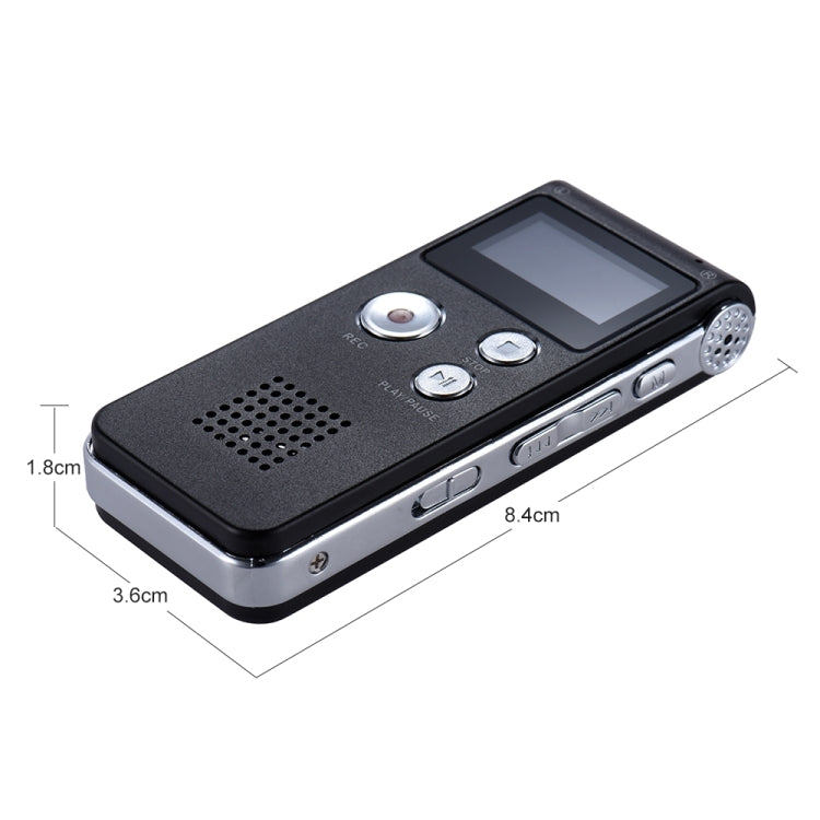 SK-012 8GB Voice Recorder USB Professional Dictaphone  Digital Audio With WAV MP3 Player VAR   Function Record(Grey) -  by PMC TechLife | Online Shopping South Africa | PMC TechLife