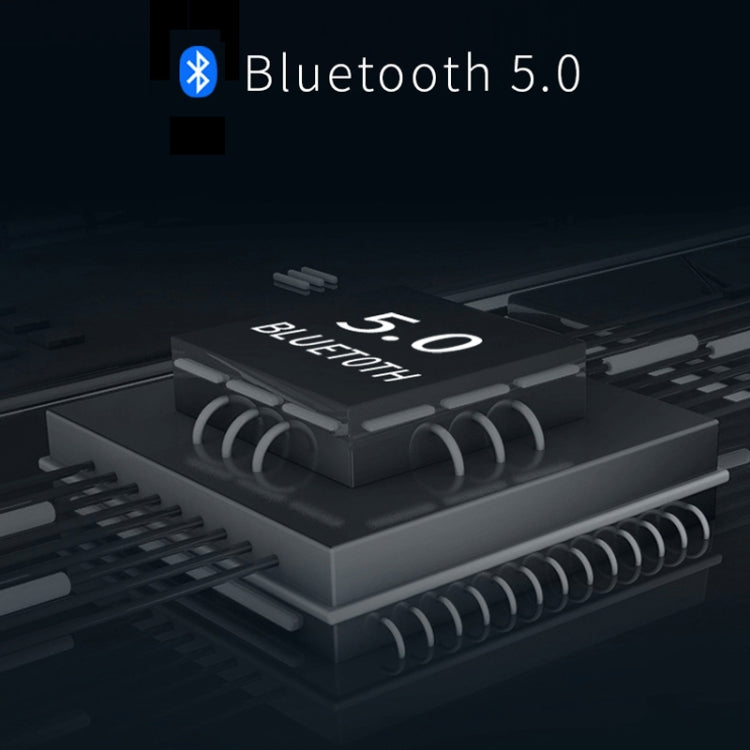 TWS-A1 TWS Bluetooth 5.0 Mini Invisible Sports Music Earphone with Charging Box & Microphone (White)