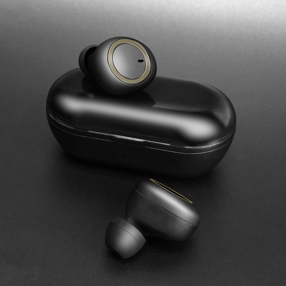 TWS-A1 TWS Bluetooth 5.0 Mini Invisible Sports Music Earphone with Charging Box & Microphone (White)