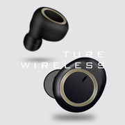TWS-A1 TWS Bluetooth 5.0 Mini Invisible Sports Music Earphone with Charging Box & Microphone (White)