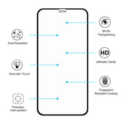 For iPhone 11 / XR ENKAY Hat-prince Full Glue 0.26mm 9H 2.5D Tempered Glass Full Coverage Film
