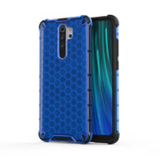 For Xiaomi Redmi Note 8 Pro Shockproof Honeycomb PC + TPU Case(Blue)