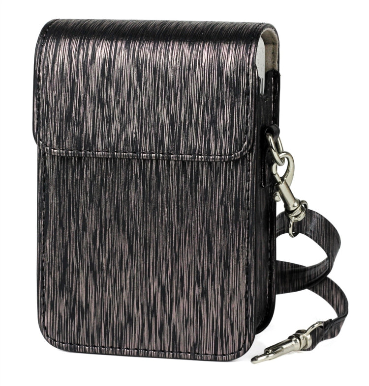 Richwell Brushed Camera Case PU Leather Case for Fujifilm Instax Mini Liplay Instant Camera(Black) - free shipping - PMC TechLife - Order now!