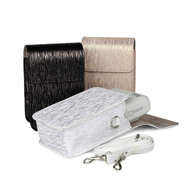 Richwell Brushed Camera Case PU Leather Case for Fujifilm Instax Mini Liplay Instant Camera(Black) - free shipping - PMC TechLife - Order now!