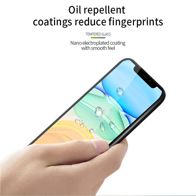 For iPhone 11 MOFI 9H 3D Explosion-proof Curved Screen Tempered Glass Film(Black) - free shipping - PMC TechLife - Order now!