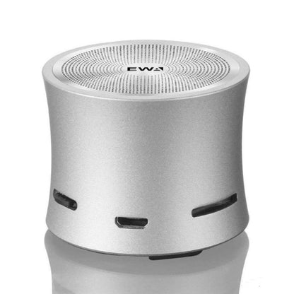 EWA A104 Bluetooth Speaker MP3 Player Portable Speaker Metallic USB Input MP3 Player Stereo Multimedia Speaker(Silver) - Mini Speaker by EWA | Online Shopping South Africa | PMC Jewellery | Buy Now Pay Later Mobicred