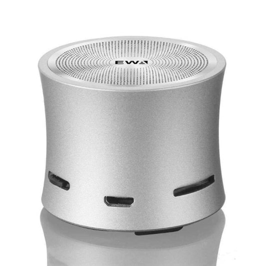 EWA A104 Bluetooth Speaker MP3 Player Portable Speaker Metallic USB Input MP3 Player Stereo Multimedia Speaker(Silver) - Mini Speaker by EWA | Online Shopping South Africa | PMC Jewellery | Buy Now Pay Later Mobicred