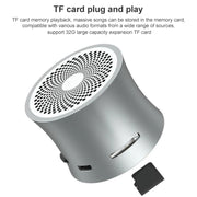 EWA A104 Bluetooth Speaker MP3 Player Portable Speaker Metallic USB Input MP3 Player Stereo Multimedia Speaker(Silver)