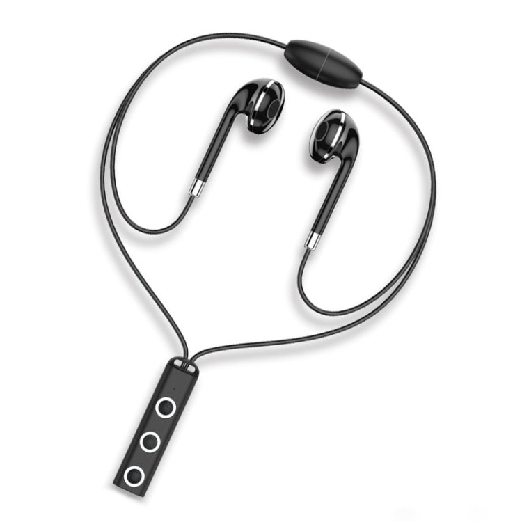 BT313 Magnetic Earbuds Sport Wireless Headphone Handsfree bluetooth HD Stereo Bass Headsets with Mic(Black) - Sport Earphone by PMC TechLife | Online Shopping South Africa | PMC TechLife