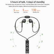 BT313 Magnetic Earbuds Sport Wireless Headphone Handsfree bluetooth HD Stereo Bass Headsets with Mic(Red)