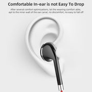 BT313 Magnetic Earbuds Sport Wireless Headphone Handsfree bluetooth HD Stereo Bass Headsets with Mic(Red)