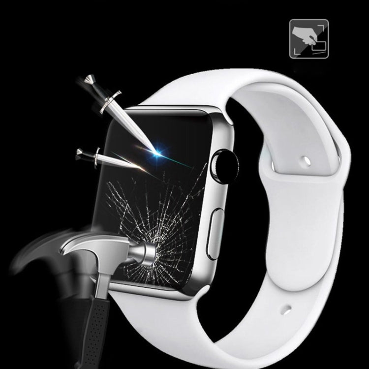For Apple Watch Series 5 / 4 44mm 2pcs mocolo 0.33mm 9H 3D Round Edge Full Glue Tempered Glass Film - Watch Cases by mocolo | Online Shopping South Africa | PMC Jewellery | Buy Now Pay Later Mobicred