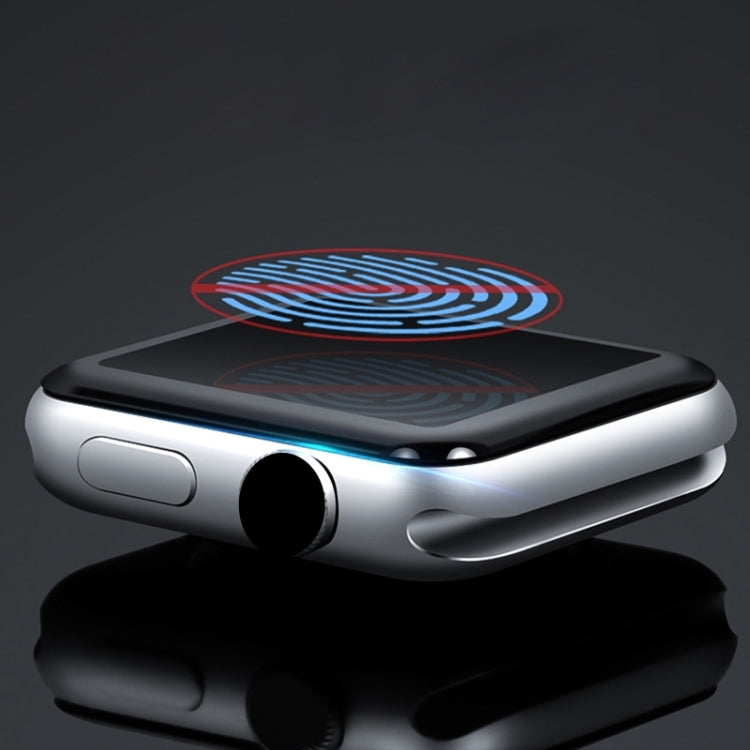 For Apple Watch Series 5 / 4 44mm 2pcs mocolo 0.33mm 9H 3D Round Edge Full Glue Tempered Glass Film - Watch Cases by mocolo | Online Shopping South Africa | PMC Jewellery | Buy Now Pay Later Mobicred