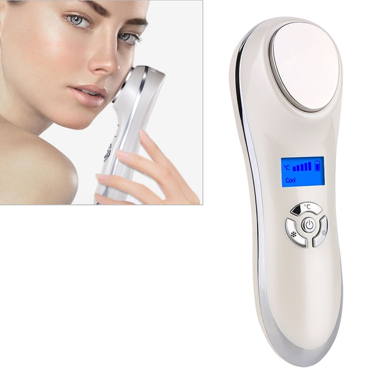 OFY-7901 Ultrasonic Cryotherapy Hot Cold Hammer Facial Lifting Vibration Massager Face Body Import Export Face Care Beauty Machine(White) - Beauty Instrument by PMC TechLife | Online Shopping South Africa | PMC TechLife | Buy Now Pay Later Mobicred