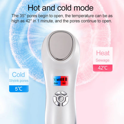 OFY-7901 Ultrasonic Cryotherapy Hot Cold Hammer Facial Lifting Vibration Massager Face Body Import Export Face Care Beauty Machine(White) - Beauty Instrument by PMC Jewellery | Online Shopping South Africa | PMC Jewellery | Buy Now Pay Later Mobicred