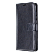 For Xiaomi Mi 9 Lite / CC9 Crazy Horse Texture Horizontal Flip Leather Case with Holder & Card Slots & Wallet & Photo Frame(Black)