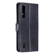For Xiaomi Mi 9 Lite / CC9 Crazy Horse Texture Horizontal Flip Leather Case with Holder & Card Slots & Wallet & Photo Frame(Black)