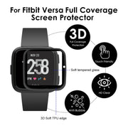 For Fitbit Versa (2018) ENKAY Hat-prince 3D Full Screen Soft TPU Edge + Soft Glass HD Screen Protector Film