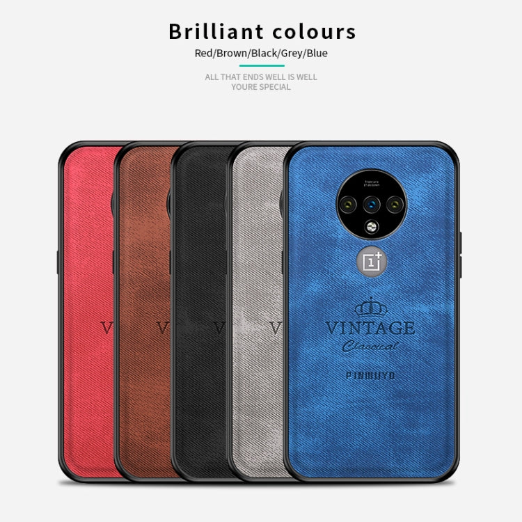 For Oneplus 7T PINWUYO Zun Series PC + TPU + Skin Waterproof And Anti-fall All-inclusive Protective Shell(Black) - OnePlus Cases by PINWUYO | Online Shopping South Africa | PMC Jewellery | Buy Now Pay Later Mobicred