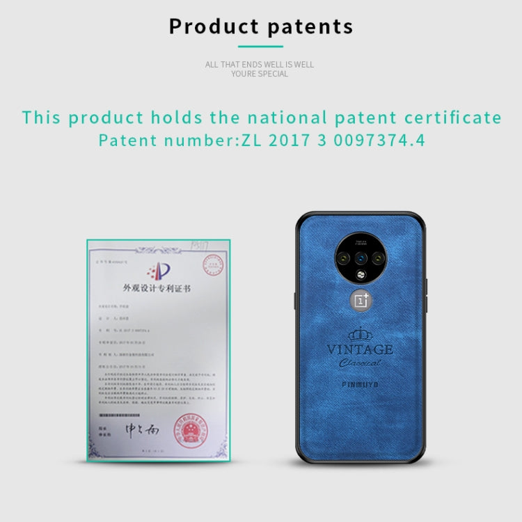 For Oneplus 7T PINWUYO Zun Series PC + TPU + Skin Waterproof And Anti-fall All-inclusive Protective Shell(Black) - OnePlus Cases by PINWUYO | Online Shopping South Africa | PMC Jewellery | Buy Now Pay Later Mobicred