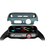 ENKAY Hat-prince Full Coverage PC Case + Tempered Glass Protector for Apple Watch Series 5 / 4 44mm(Green)