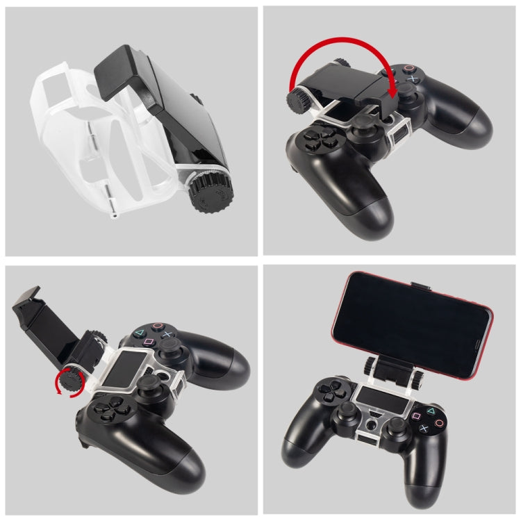 DOBE Adjustable Smart Mobile Phone Clamp Holder For PS4/Slim/Pro Controller - Holder by DOBE | Online Shopping South Africa | PMC Jewellery | Buy Now Pay Later Mobicred
