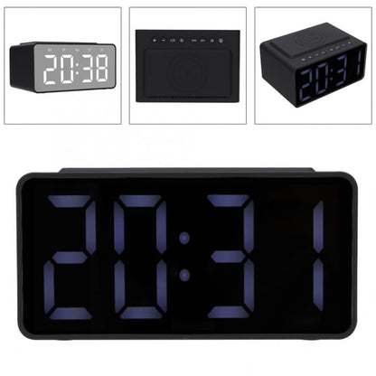 AEC BT508 Wireless Charging Bluetooth Speaker LED Alarm Clock Power Bank Three-In-One Speaker - free shipping - PMC Jewellery - Order now!