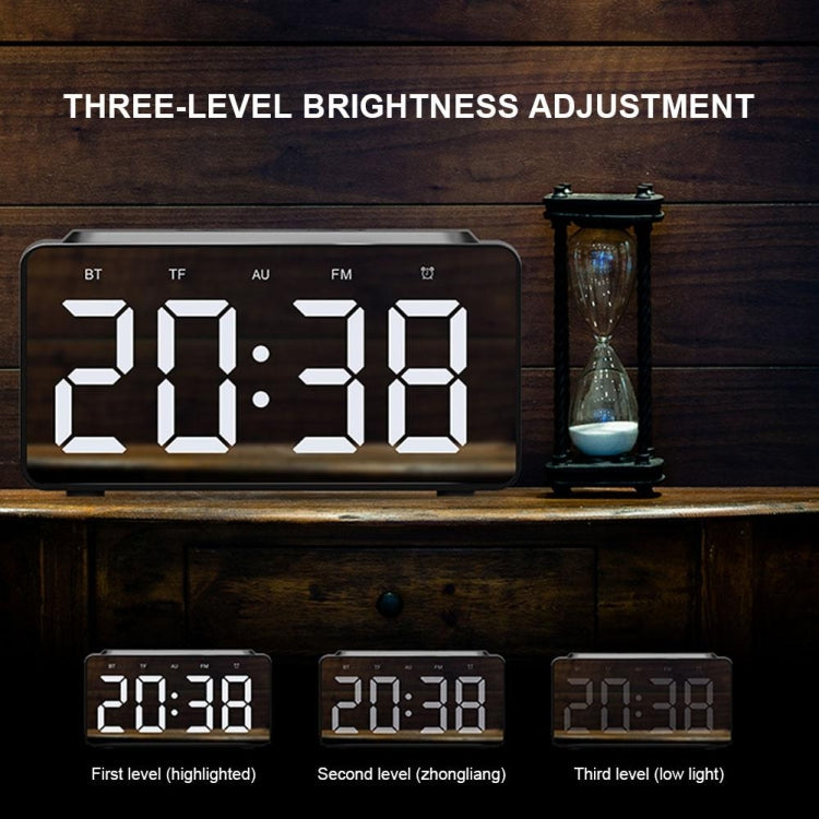 AEC BT508 Wireless Charging Bluetooth Speaker LED Alarm Clock Power Bank Three-In-One Speaker - free shipping - PMC Jewellery - Order now!