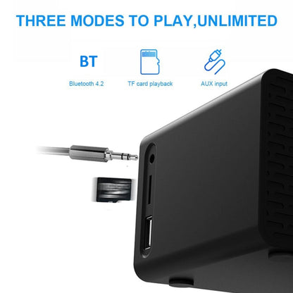 AEC BT508 Wireless Charging Bluetooth Speaker LED Alarm Clock Power Bank Three-In-One Speaker - free shipping - PMC Jewellery - Order now!