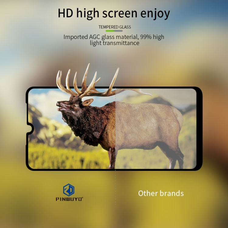 For  MOTO One Macro PINWUYO 9H 2.5D Full Screen Tempered Glass Film(Black) - Motorola Tempered Glass by PINWUYO | Online Shopping South Africa | PMC Jewellery | Buy Now Pay Later Mobicred