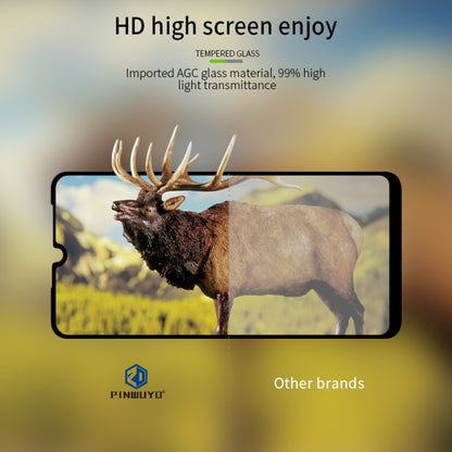 For  MOTO One Macro PINWUYO 9H 2.5D Full Screen Tempered Glass Film(Black) - Motorola Tempered Glass by PINWUYO | Online Shopping South Africa | PMC Jewellery | Buy Now Pay Later Mobicred