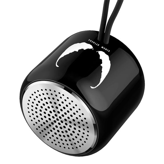 M9 Bluetooth5.0 Subwoofer Portable Speaker Aluminium Alloy Body Music Player(Black)