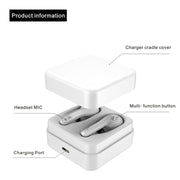 T88 Mini Touch Control Hifi Wireless Bluetooth Earphones TWS Wireless Earbuds with Charger Box(White)