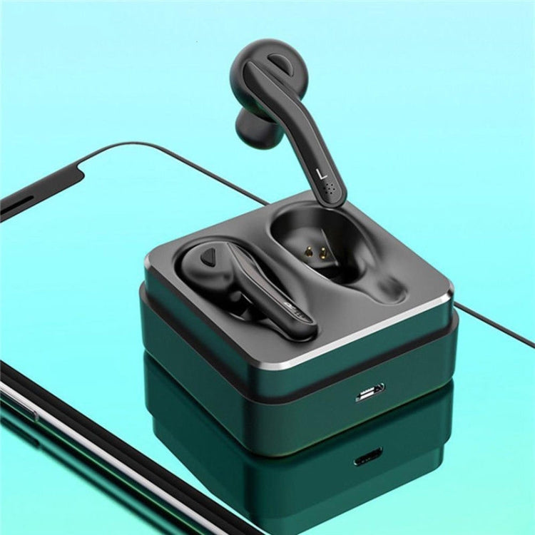T88 Mini Touch Control Hifi Wireless Bluetooth Earphones TWS Wireless Earbuds with Charger Box(White)