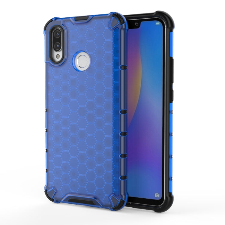 For Huawei Nova 3i  Shockproof Honeycomb PC + TPU Case(Blue) - Huawei Cases by PMC TechLife | Online Shopping South Africa | PMC TechLife | Buy Now Pay Later Mobicred