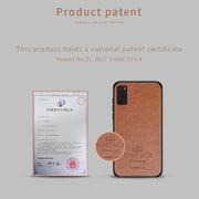 For Galaxy S20 PINWUYO Pin Rui Series Classical Leather, PC + TPU + PU Leather Water-resistant And Anti-fall All-inclusive Protective Shell(Brown)